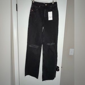 Zara Black wide jeans